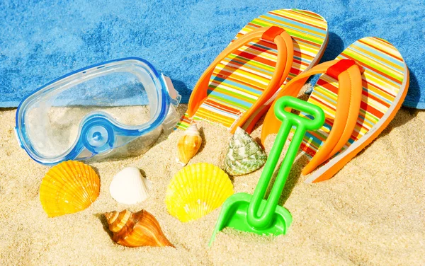 Fun day at the beach. Holidays and vacation concept — Stock Photo, Image