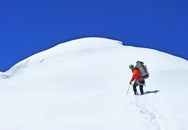 ヒマラヤの山々やネパールでのハイキングは — ストック写真