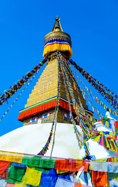 Η Στούπα Boudhanath στην κοιλάδα του Κατμαντού — Φωτογραφία Αρχείου