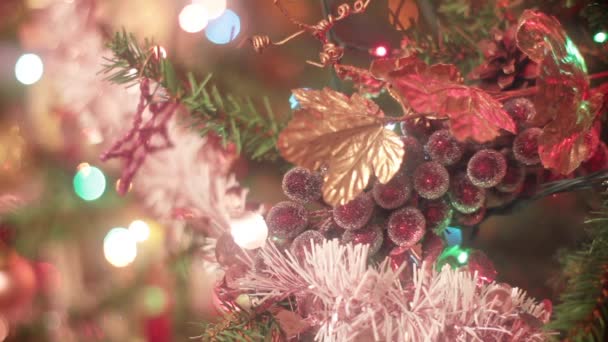 Árbol de Navidad — Vídeo de stock