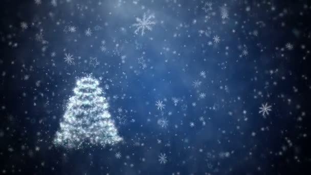 Выращивание новогодней елки 4K — стоковое видео