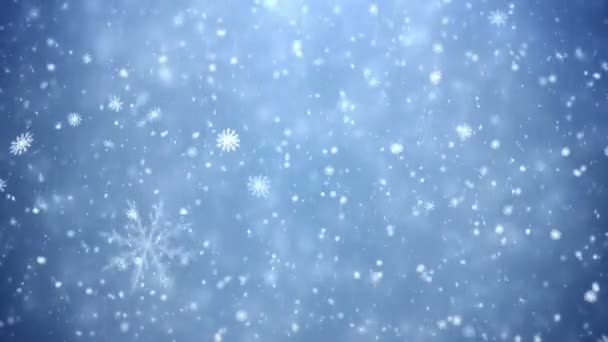 Winter Kerst Achtergrond — Stockvideo