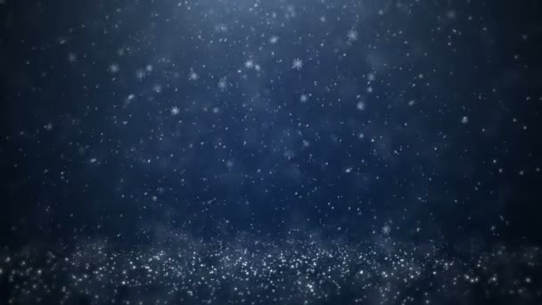 Winter Christmas background — Stock Video