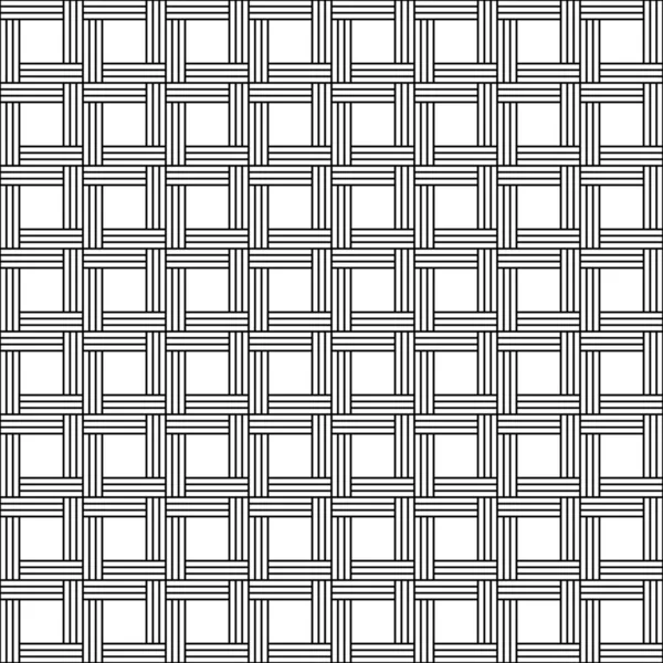 Patrón Hoja Geométrica Abstracta Con Rayas Cesta Tejer Fondo Vector — Archivo Imágenes Vectoriales