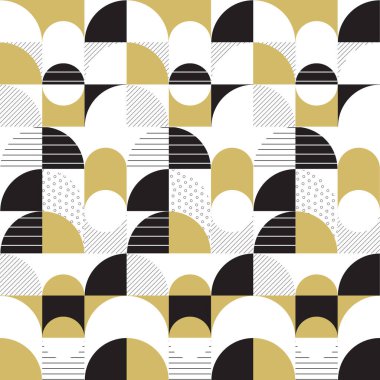 Soyut çok renkli geometrik desen. Yüzey tasarımı, kapağı, ambalaj kağıdı için vektör motifi.