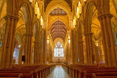 St Mary's katedral iç, Sydney Australia 