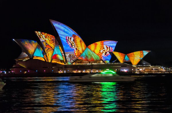 Colourful Vivid Sydney