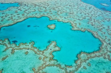 Great Barrier Reef - Aerial View clipart