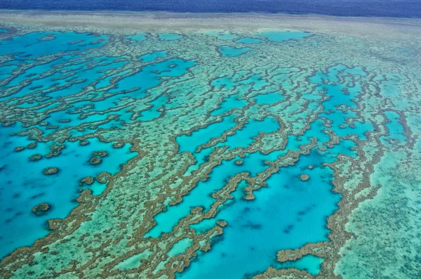 Great Barrier Reef - luchtfoto Stockfoto