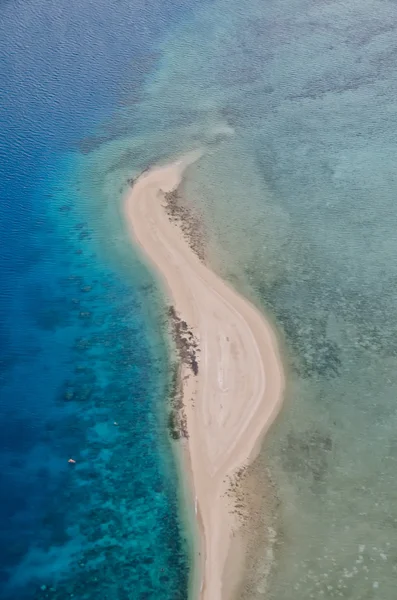 Velký bariérový útes - letecký pohled — Stock fotografie