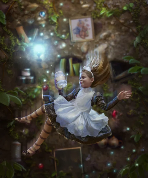 Alice im wunderland — Stockfoto