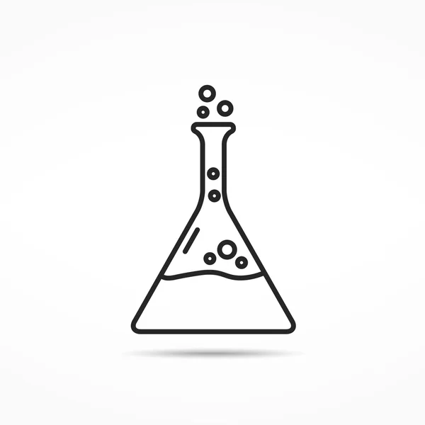 Ligne de chimie Icône — Image vectorielle