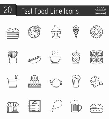 lokanta satır simgeler