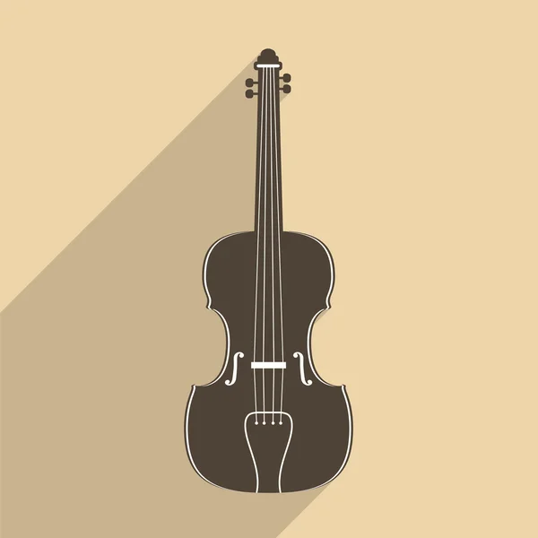 Geigen-Ikone — Stockvektor