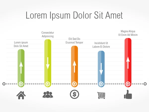 Çubuk Grafiği — Stok Vektör