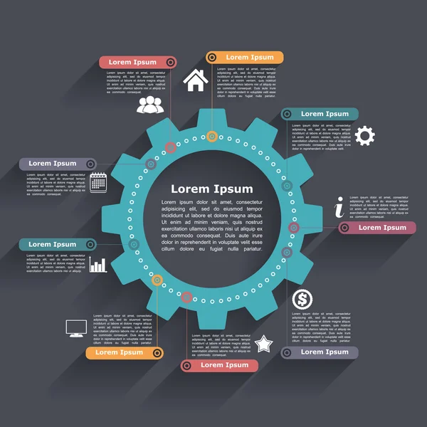 Circle Infographics — Stock Vector