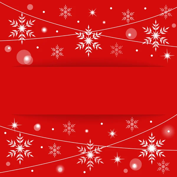 Fond rouge de Noël — Image vectorielle