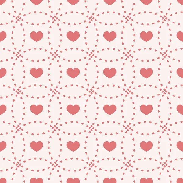 Pattern with Hearts — Stock Vector