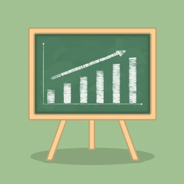 Grafico a barre — Vettoriale Stock