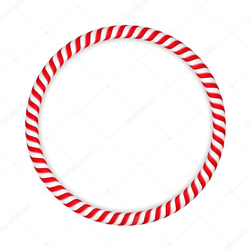 Candy Cane Circle