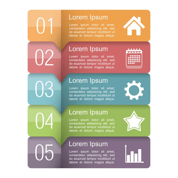 Elementos de design de infográficos — Vetor de Stock