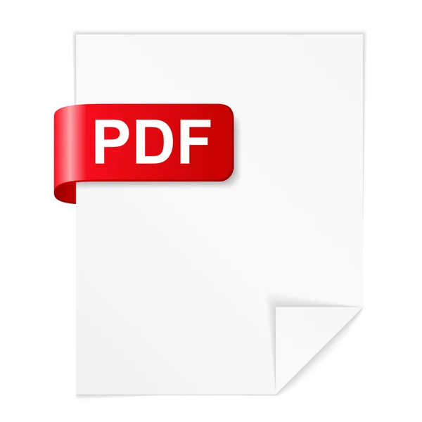 Archivo PDF — Vector de stock