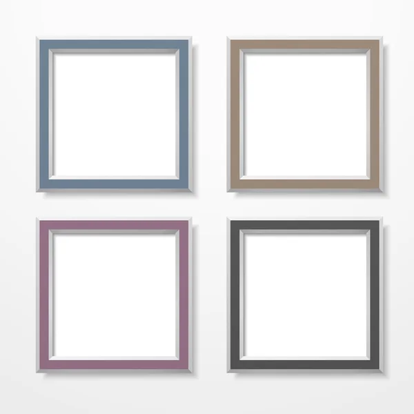 Square Frames — Stock Vector