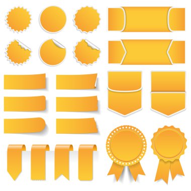 Price tags Labels Stickers clipart