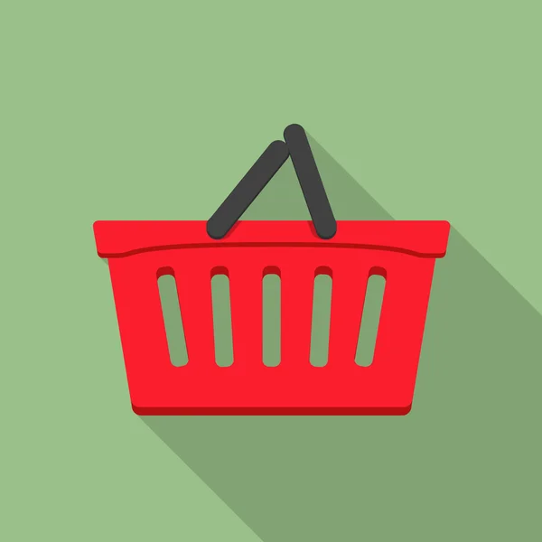 Shopping Basket Icon — Stock Vector