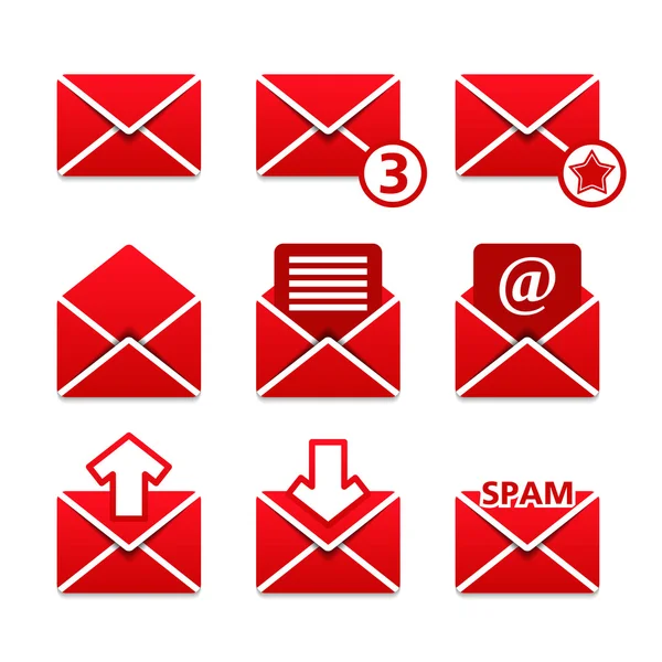Mail Icons — Stock Vector