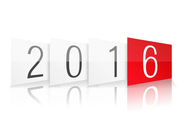 Yeni yıl 2016 — Stok Vektör