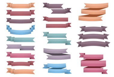 Renkli şerit kümesi