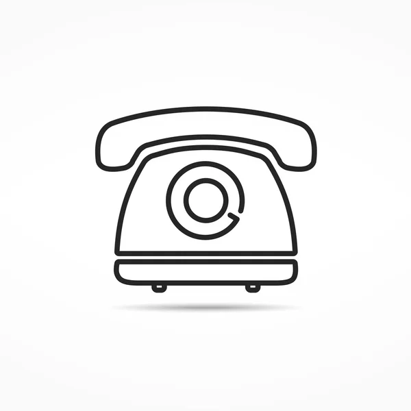 Phone Line Icon — Stock Vector