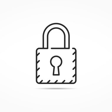 kilit satırı simgesi