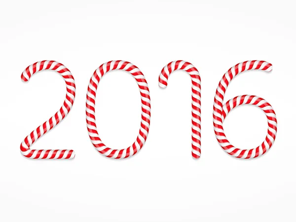 2016 Candy Canes — Stockvector