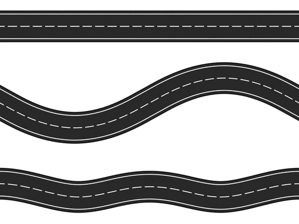 Caminos horizontales sin fisuras — Archivo Imágenes Vectoriales