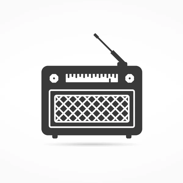 Icono de radio retro — Vector de stock