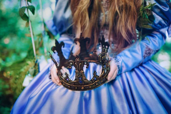 Princesa na floresta mágica — Fotografia de Stock