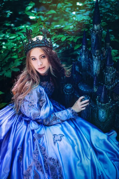 Princess in magic forest — Stock Photo, Image