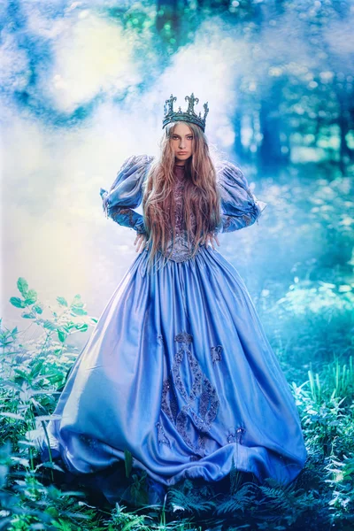 Принцесса в волшебном лесу Стоковое Изображение