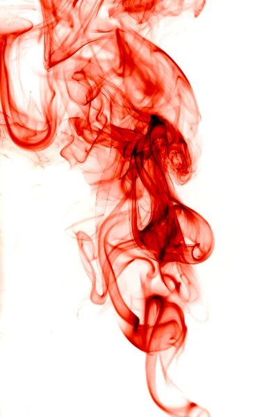 Rote Tinte im Wasser — Stockfoto