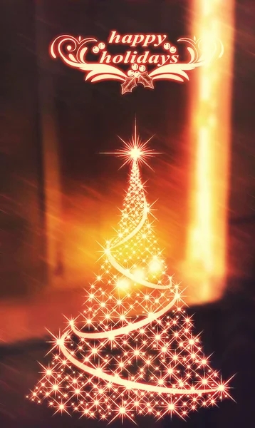 Noel tebrik kartı.