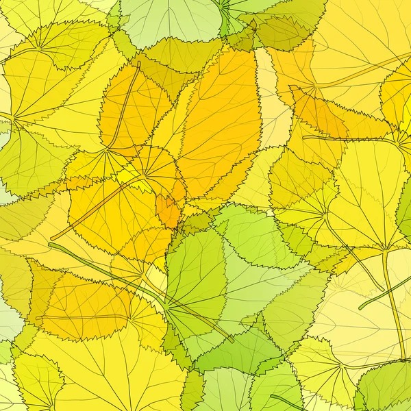叶秋季背景矢量抽象插图卡 — 图库矢量图片