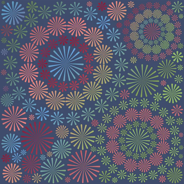 Floral ornament wallpaper vector retro background concept — Stock Vector