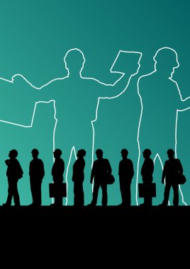 Erkekler mühendisleri madenciler ve inşaat işçileri kask içinde li iş