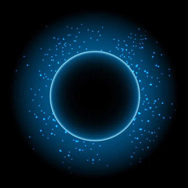 Sterne kosmischer Himmelsvektor Hintergrundkonzept — Stockvektor