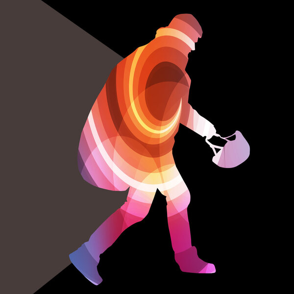 Параплан полета силуэт иллюстрации вектор фонового коло
