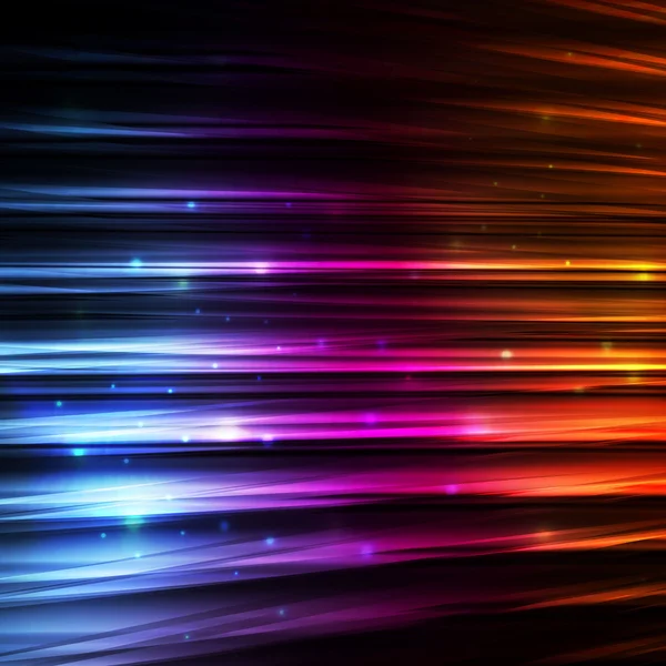 Neon abstract lines design on dark background concept vector — Stock Vector