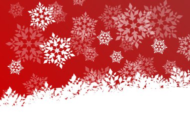 Kış arka plan beyaz christmas ve yeni Evet düşen kar taneleri