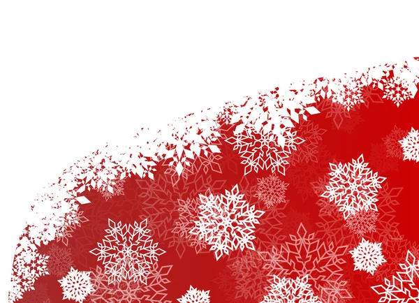 Fundo de inverno flocos de neve brancos caindo Natal e Nova Yea — Vetor de Stock